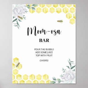 Poster Abelha \ Barra Mom-osa