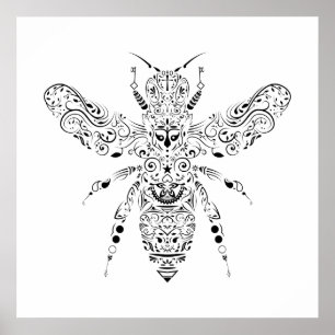 Poster abelha bonita