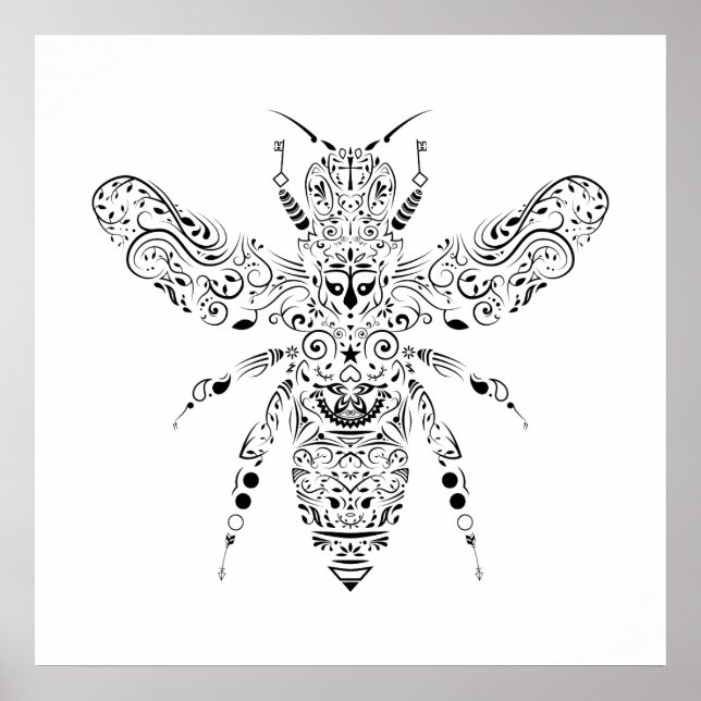 Poster abelha bonita (Frente)