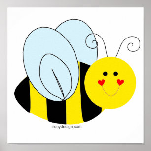 Póster Abelha bonito