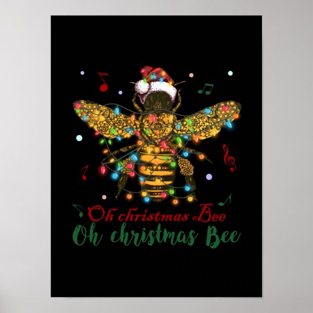 Poster Abelha de Natal | Abelhas de Natal (Frente)