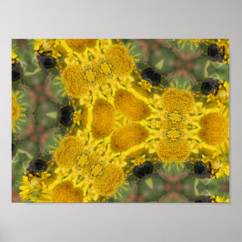 Poster Abelha num caleidoscópio