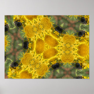 Poster Abelha num caleidoscópio