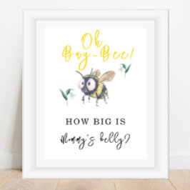Poster ABELHA - Quão grande é a barriga da Mamãe