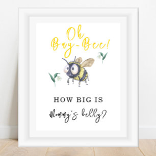 Poster ABELHA - Quão grande é a barriga da Mamãe