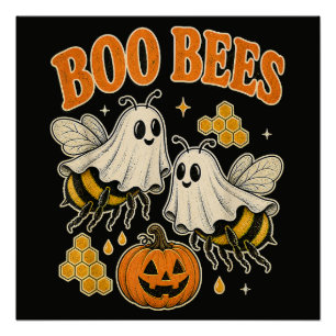 Póster Abelhas Assustadoras Abelha Fantasma Engraçado Hal