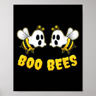 Poster Abelhas de Halloween combinam Casais divertidos