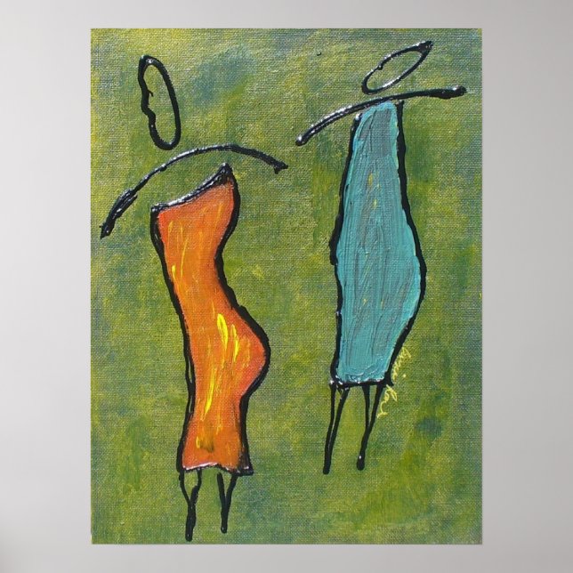 Póster Abena e Ajambo (Frente)