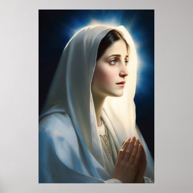 Poster Abençoada Maria Mãe de Deus (Frente)