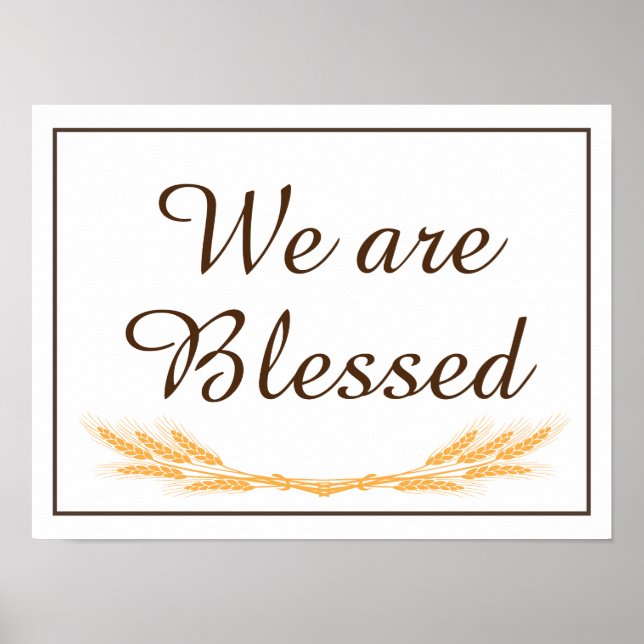 Poster abençoado (Frente)