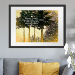 Póster Abençoado é o Homem