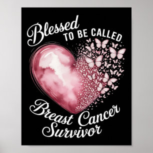 Poster Abençoado Por Ser Chamado Sobrevivente Do Câncer D