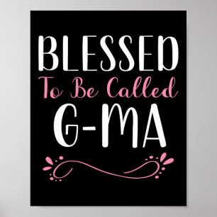 Poster Abençoado Seja Chamado Gma Legal Gama Gota-mães