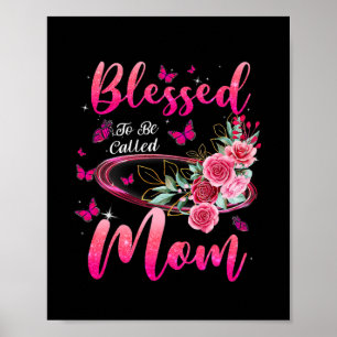 Poster Abençoado Seja Chamado Mãe Dia de as mães Bonita 