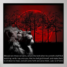 Póster Abençoados São Aqueles Que Esperam Pelo Senhor