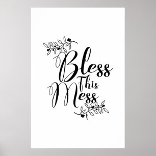 Poster Abençoe esta Mess