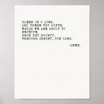 Abençoe-nos, Senhor, Grace Antes das refeições, Pr