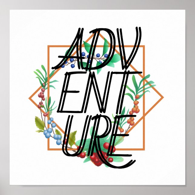 Poster Abenteuer Postkarte (Frente)