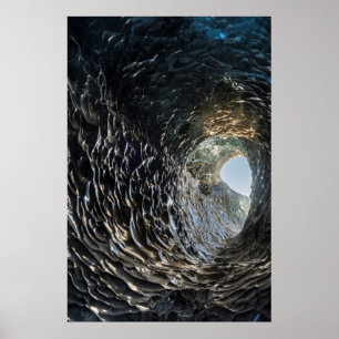 Poster Abertura Cívica Numa Caverna De Gelo