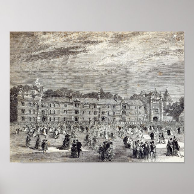 Poster Abertura da Faculdade Keble, Oxford (Frente)