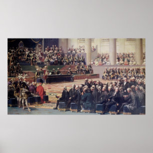 Póster Abertura do Estado Geral em Versalhes