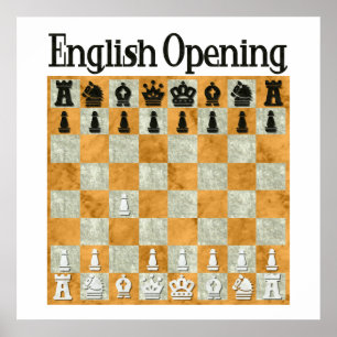 Póster Abertura inglesa