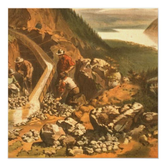 Póster ABH Klondike Dourado Rush (Frente)