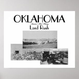 Póster ABH Oklahoma Land Rush
