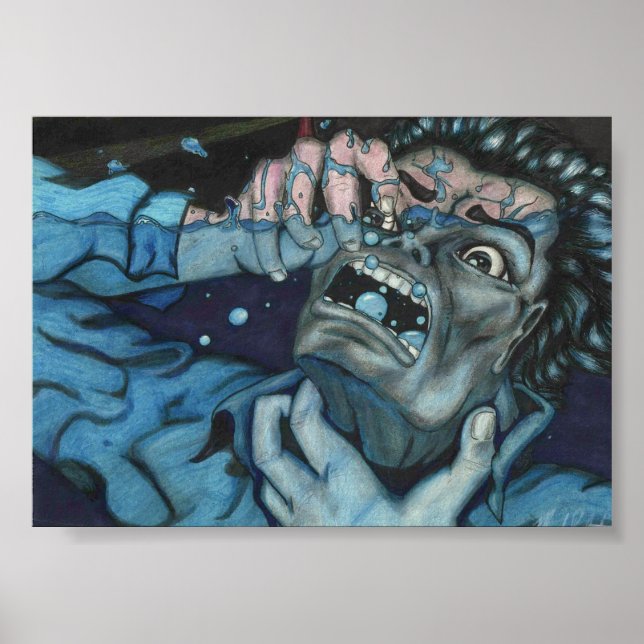 Poster Abismo Azul (Frente)