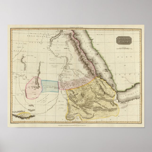 Póster Abissínia, Nubia e c (Frente)