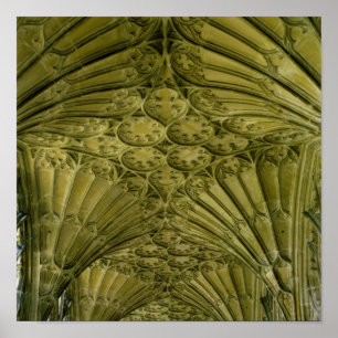 Poster Abóbada de fã no claustro