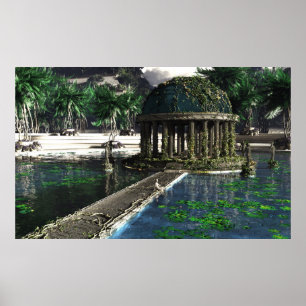 Poster Abóbada do Seeress azul (2017)