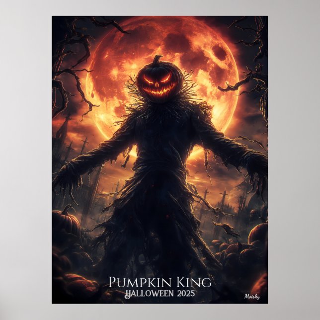 Poster Abóbora Ceifador Desperta Halloween (Frente)