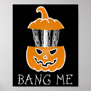 Poster Abóbora de Golfe de Disco de Halloween Ng Me Ske