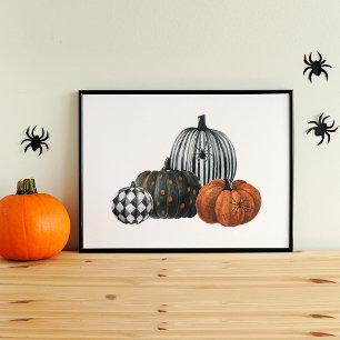 Poster Abóbora de Halloween