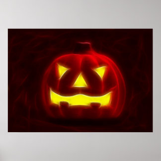 Póster Abóbora de Halloween 1