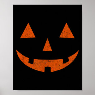 Poster Abóbora de rosto vintage Jack o Lantern JackoLante