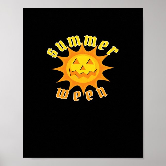 Poster Abobora de verão Jack O Lantern Sunshine Extra Gra (Frente)