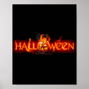 Poster Abóbora do SlipperyJoe's Feliz Halloween LGBTQIA f