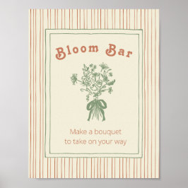 Poster Abóbora: Placa de Barra de Flor