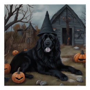 Póster Abóboras de Halloween Assustadoras de Terra Nova