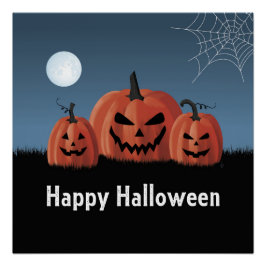 Póster Abóboras Halloween