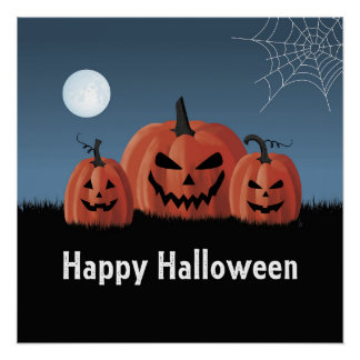 Póster Abóboras Halloween
