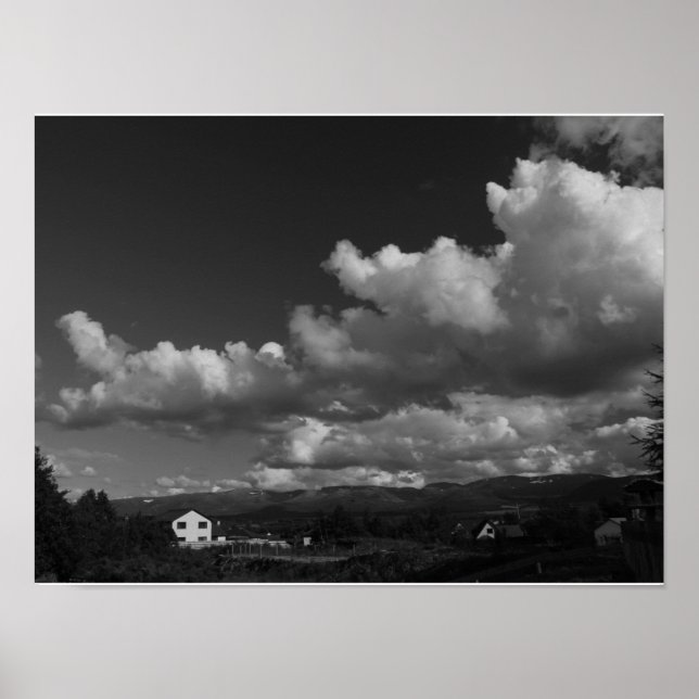 Póster Abordagem das nuvens (Frente)