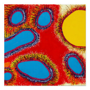 Póster Aboriginal Abstrato Art Vol 12