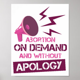 Poster Aborto sob demanda e sem desculpas