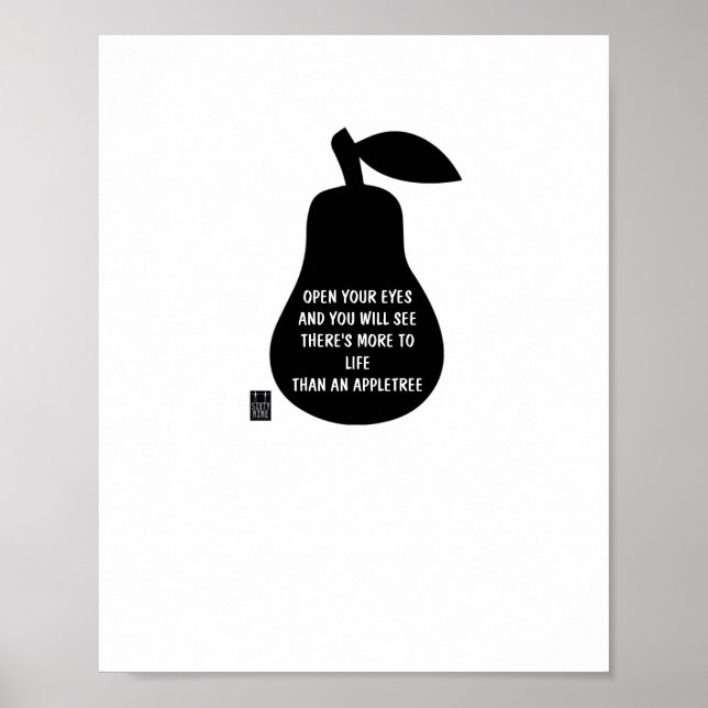 poster "ABRA OS OLHOS..." (Frente)