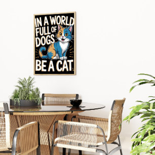 Poster Abraça o seu felino interior