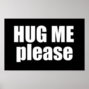 Poster Abraçar-me, por favor