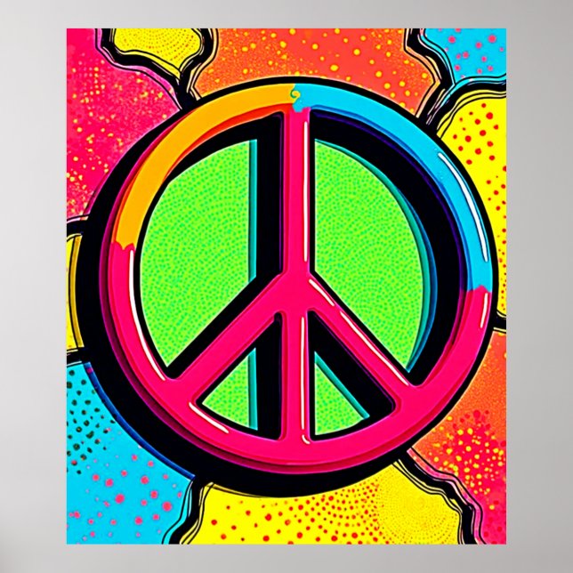 Poster Abrace a Paz Interior e a Alegria (Frente)